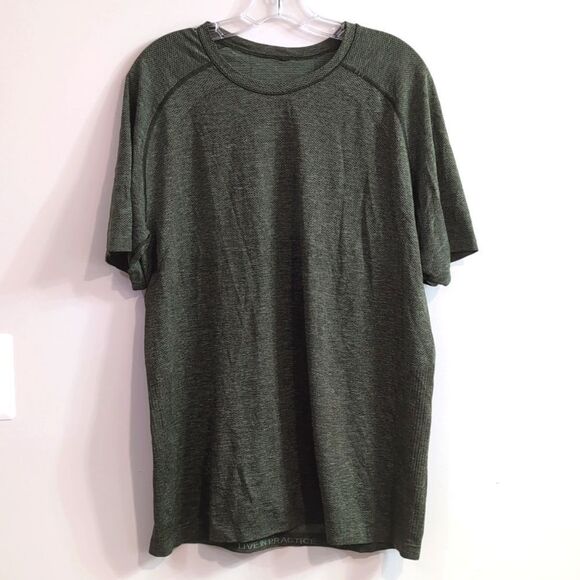 Lululemon Men's Dark Green T-shirt Sz XL - Picture 1 of 5